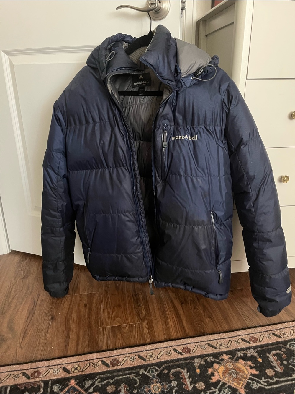 Montbell Men's Navy Alpine Down Parka